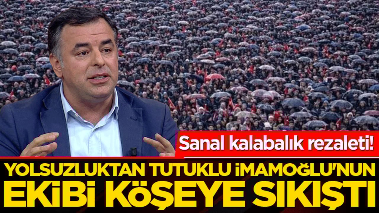 Sanal kalabalık rezaleti! Yolsuzluktan tutuklu İmamoğlu'nun ekibi köşeye sıkıştı: Yapay zekayla milleti kandırmaya kalktılar!