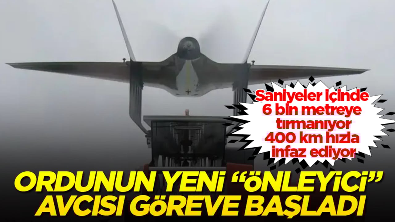 Saniyeler içinde 6 bin metreye tırmanıyor, 400 km hızla infaz ediyor! Ordunun yeni "önleyici" avcısı göreve başladı