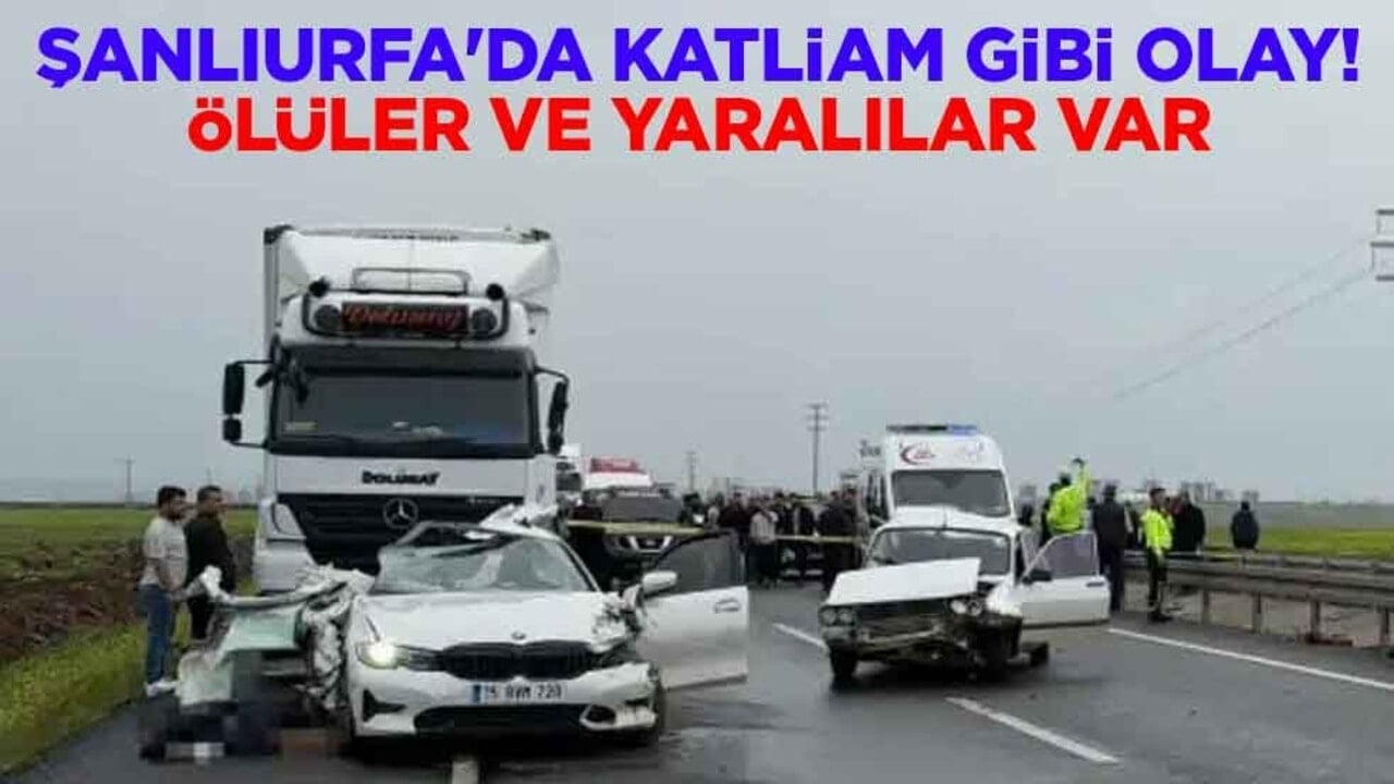 Şanlıurfa'da katliam gibi olay! Ölüler ve yaralılar var