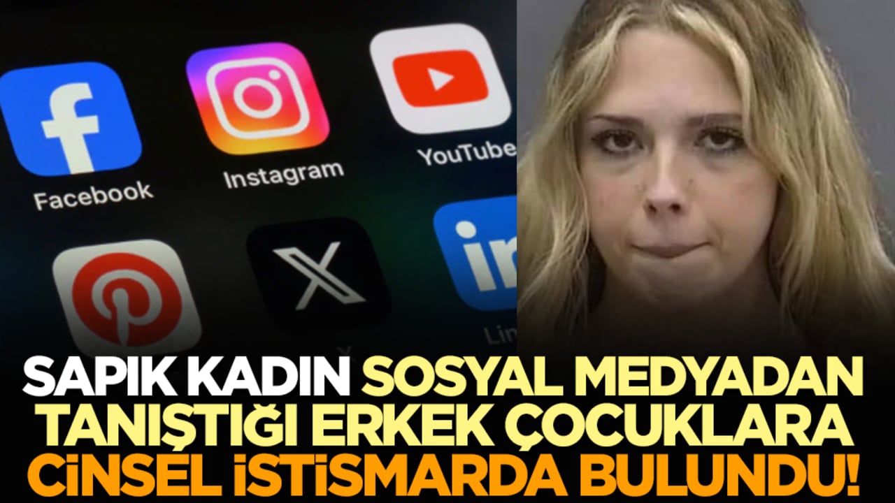 Sapık kadın sosyal medyadan tanıştığı erkek çocuklara cinsel istismarda bulundu!