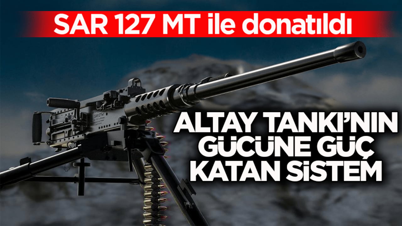 SAR 127 MT ile donatıldı! Altay Tankı’nın gücüne güç katan sistem