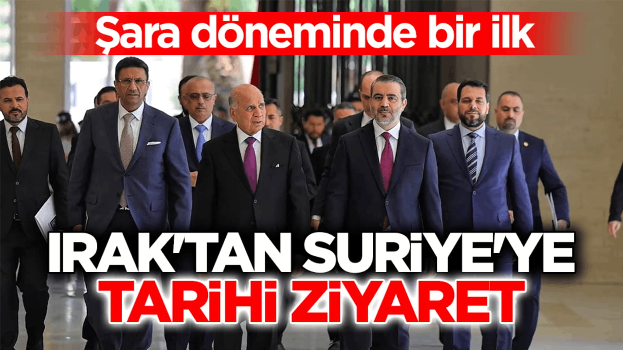 Şara döneminde bir ilk! Irak'tan Suriye'ye tarihi ziyaret