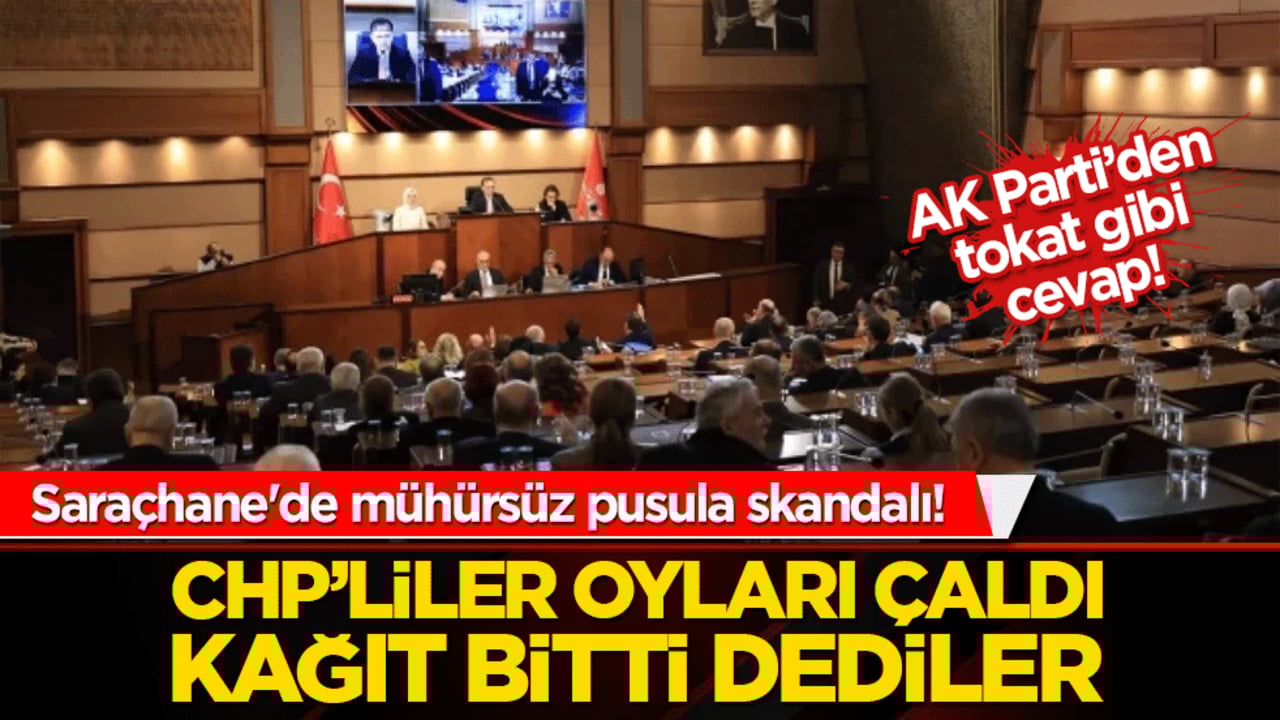 Saraçhane'de mühürsüz pusula skandalı! CHP'li İBB Meclisi'nde seçim krizi