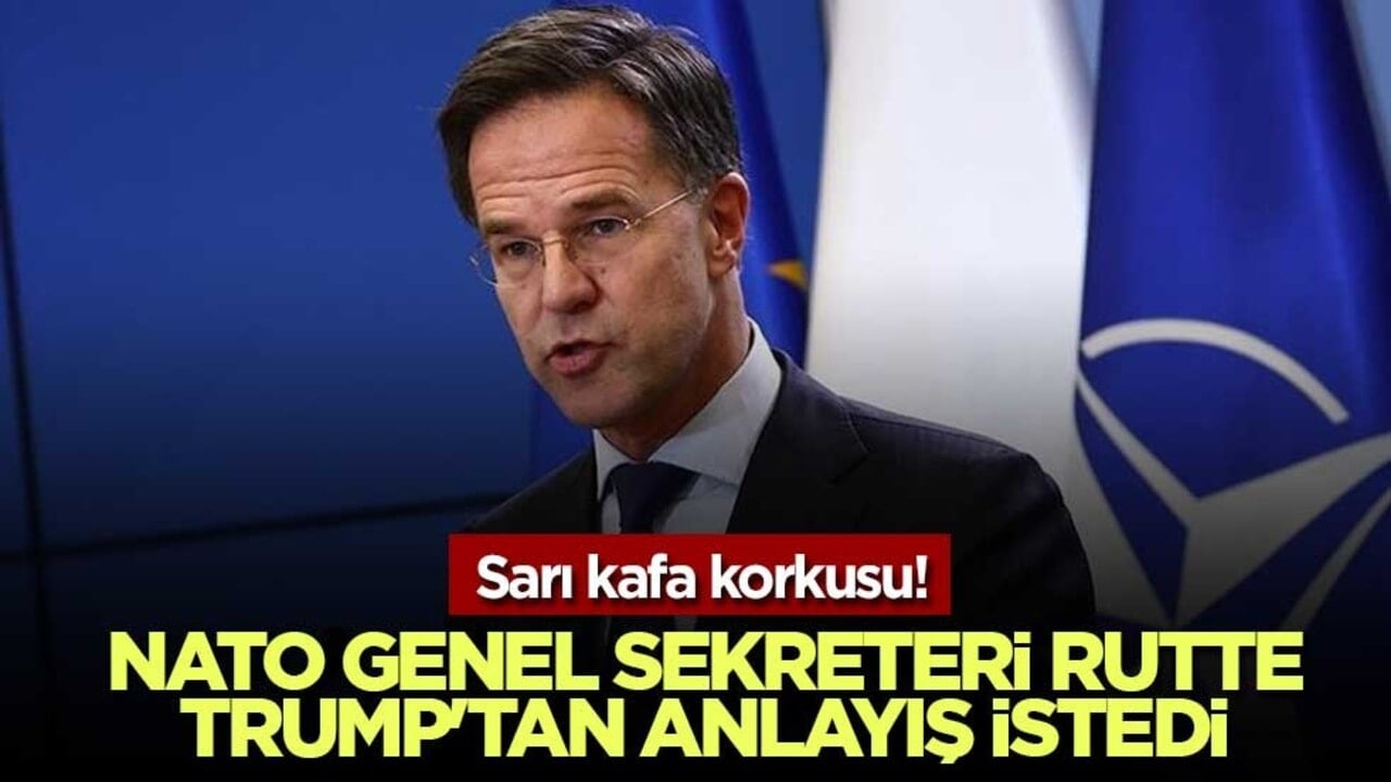 Sarı kafa korkusu! NATO Genel Sekreteri Rutte, Trump'tan anlayış istedi