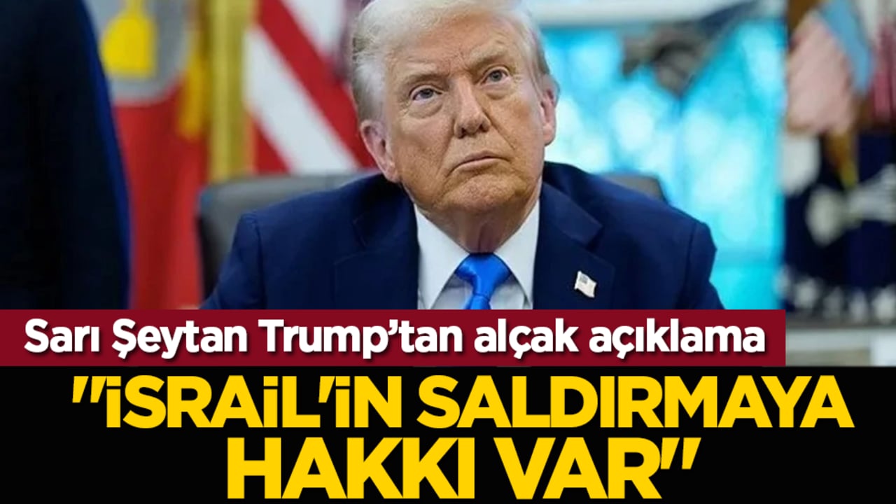 Sarı Şeytan Trump konuştu: 