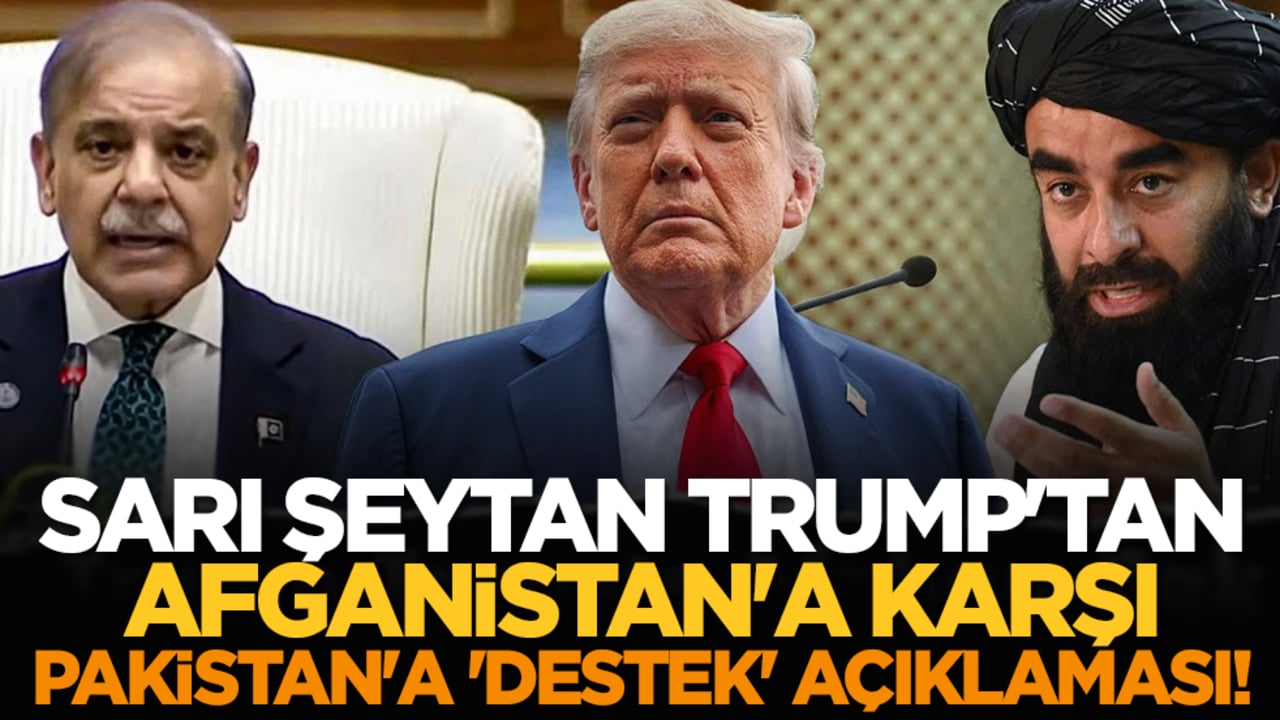 Sarı Şeytan Trump'tan Afganistan'a karşı Pakistan'a 'destek' açıklaması!