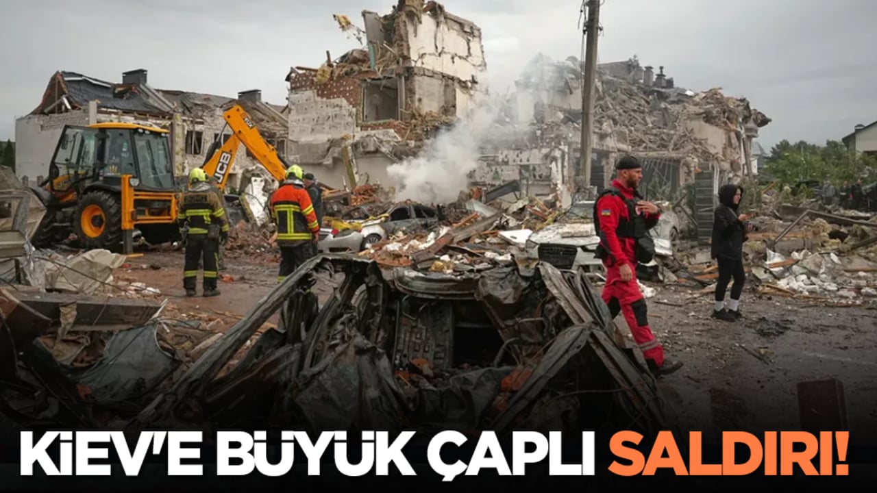 Savaş alevlendi: Kiev'e büyük çaplı saldırı!