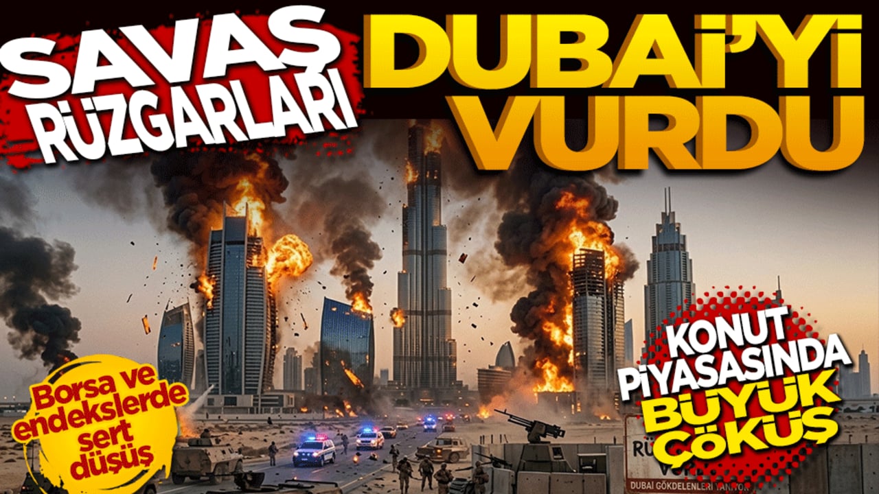 Savaş rüzgarları Dubai’yi vurdu: Konut piyasasında büyük çöküş!