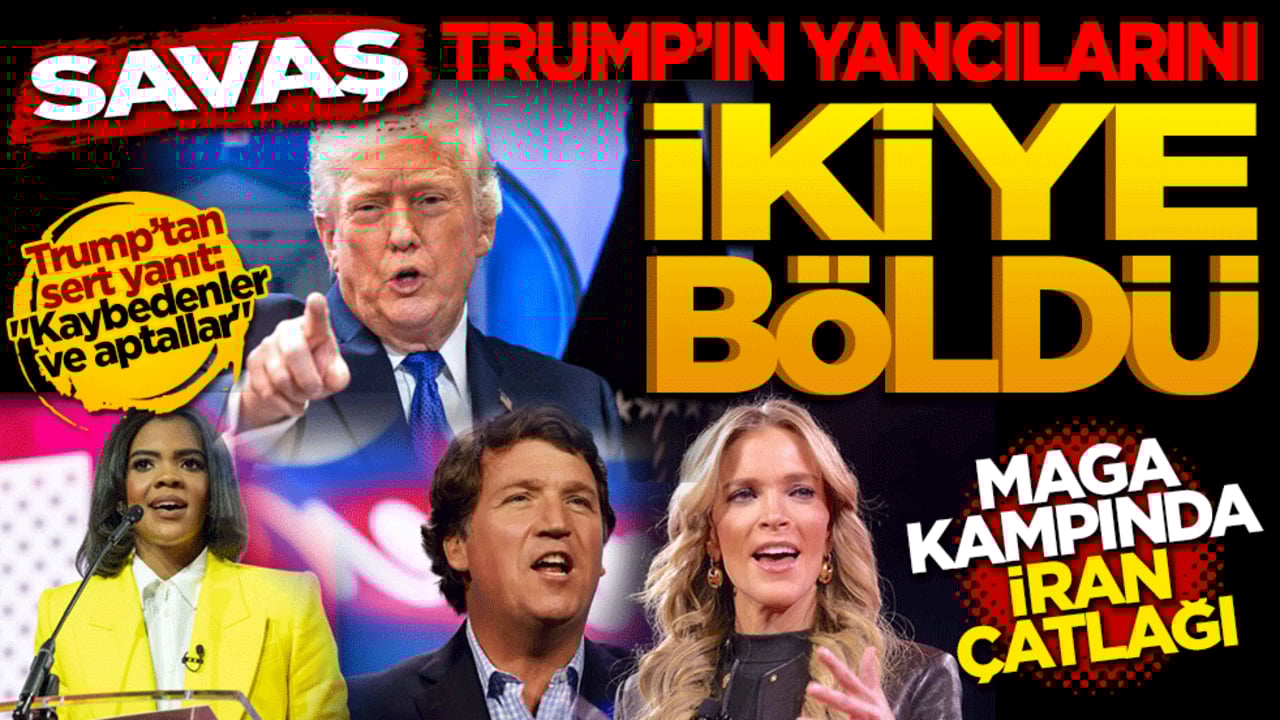 Savaş Trump’ın yancılarını ikiye böldü: MAGA kampında "İran" çatlağı