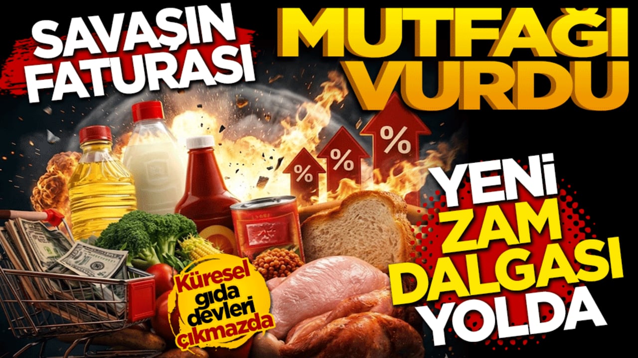 Savaşın faturası mutfağa kesildi: Küresel gıda devleri çıkmazda, yeni zam dalgası yolda!