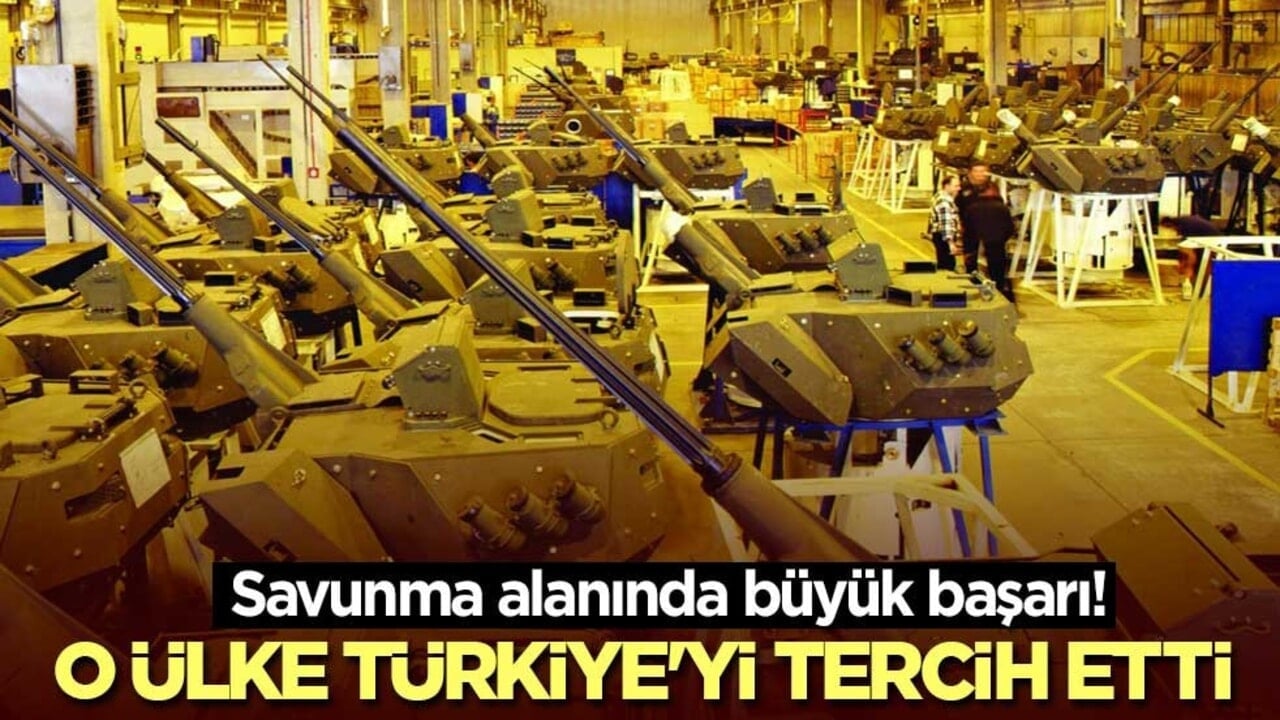 Savunma alanında büyük başarı! O ülke Türkiye'yi tercih etti