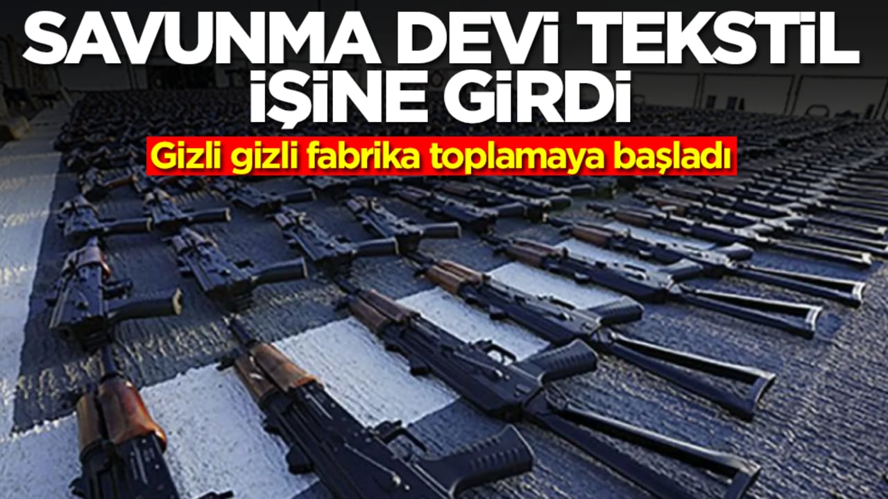 Savunma devi tekstil işine girdi! Gizli gizli fabrika toplamaya başladı