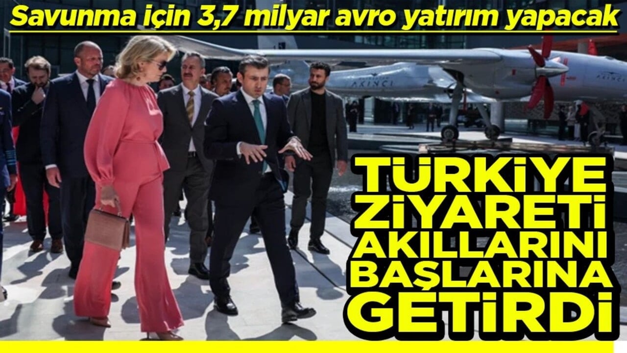 Savunma için 3,7 milyar avro yatırım yapacak Türkiye ziyareti akıllarını başlarına getirdi