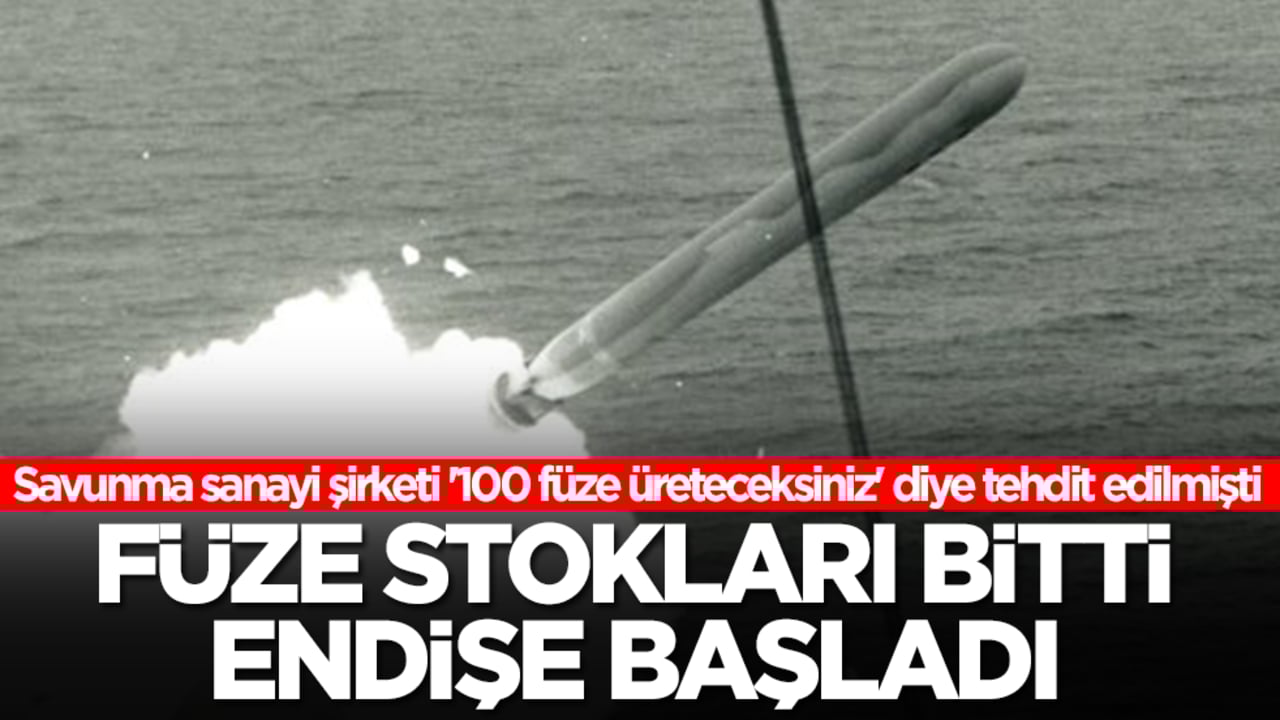 Savunma sanayi şirketi '100 füze üreteceksiniz' diye tehdit edilmişti! Füze stokları bitti, endişe başladı