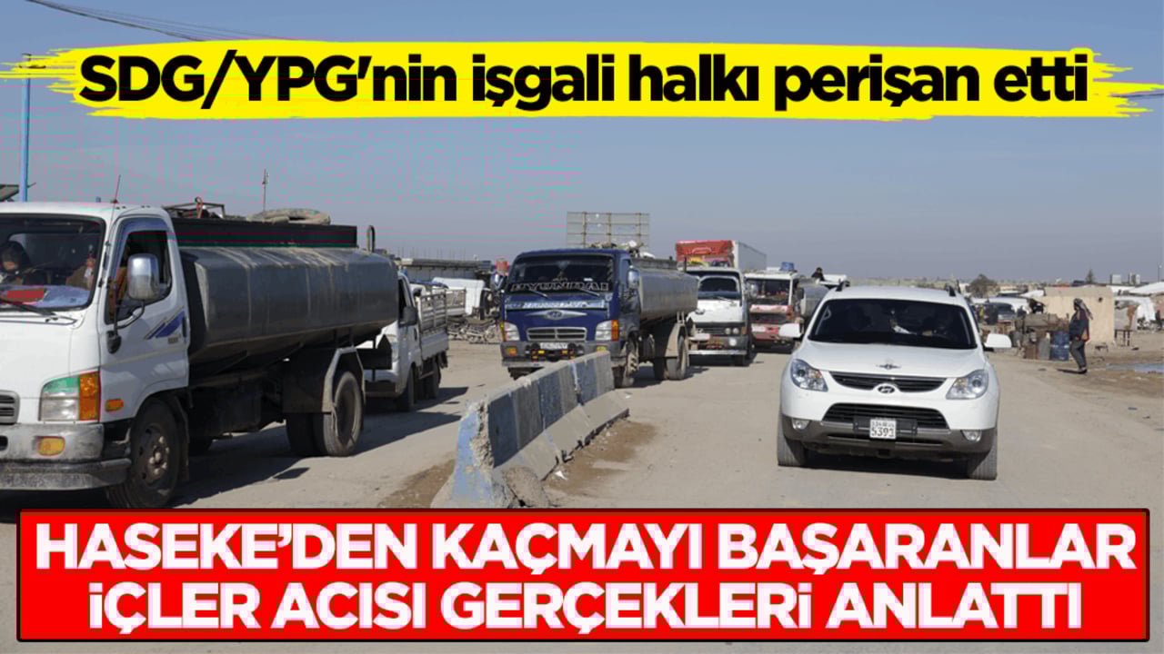 SDG/YPG'nin işgali halkı perişan etti! Haseke’den kaçmayı başaranlar içler acısı gerçekleri anlattı