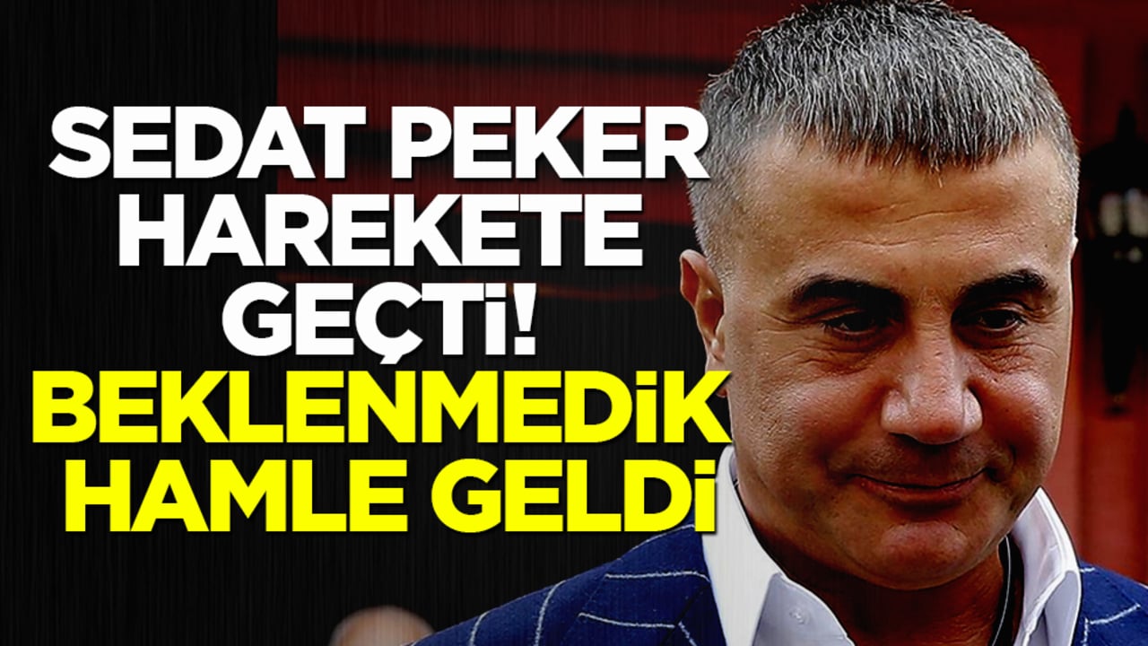 Sedat Peker harekete geçti! Beklenmedik hamle geldi