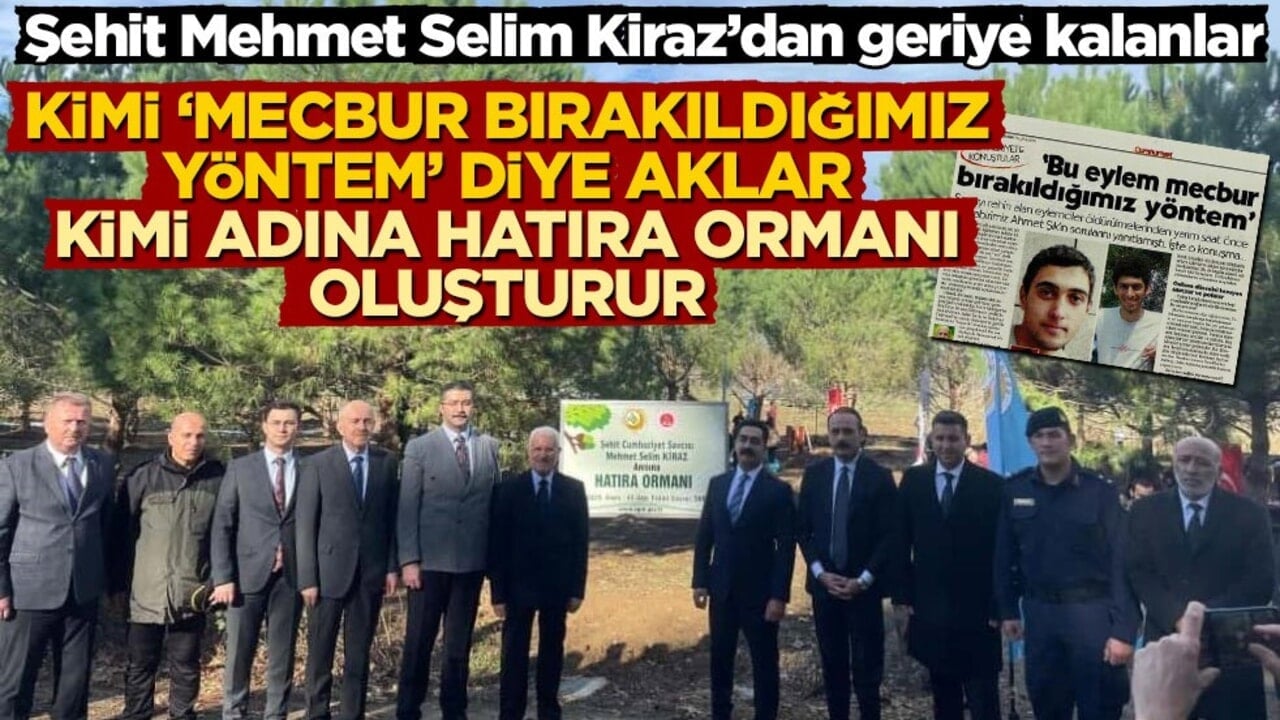 Şehit edilen savcı Mehmet Selim Kiraz anısına hatıra ormanı kuruldu