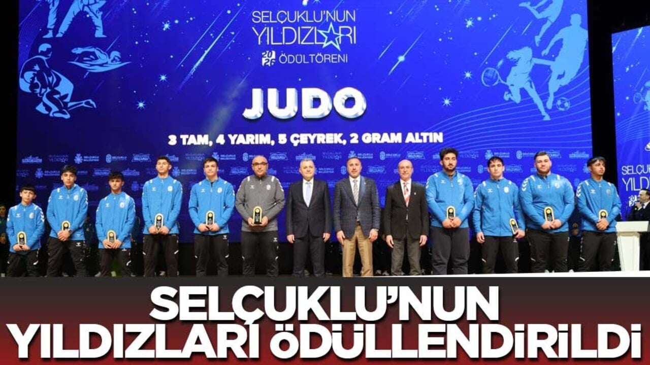 Selçuklu'nun yıldızları ödüllendirildi