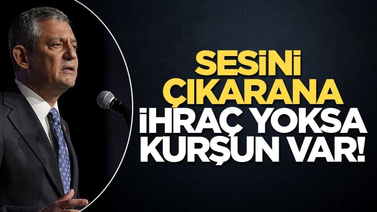 Sesini çıkarana ihraç yoksa kurşun var!