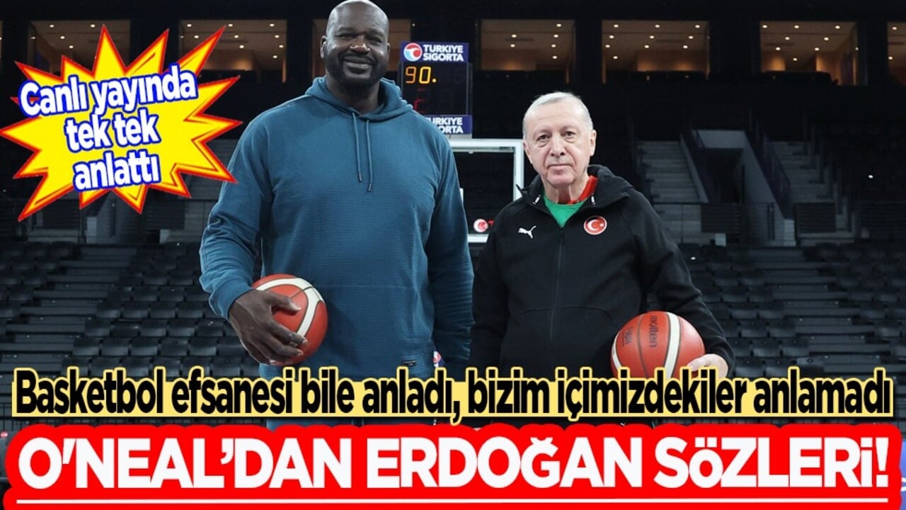 Shaquille O'Neal ile Alperen Şengün arasında Cumhurbaşkanı Tayyip Erdoğan diyaloğu! Kahraman vurgusu...