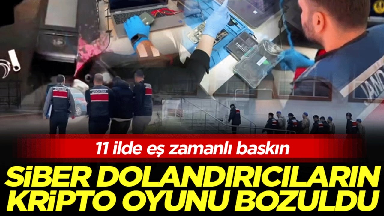 Siber dolandırıcıların kripto oyunu bozuldu! 11 ilde eş zamanlı baskın: 19 gözaltı, 17 tutuklama
