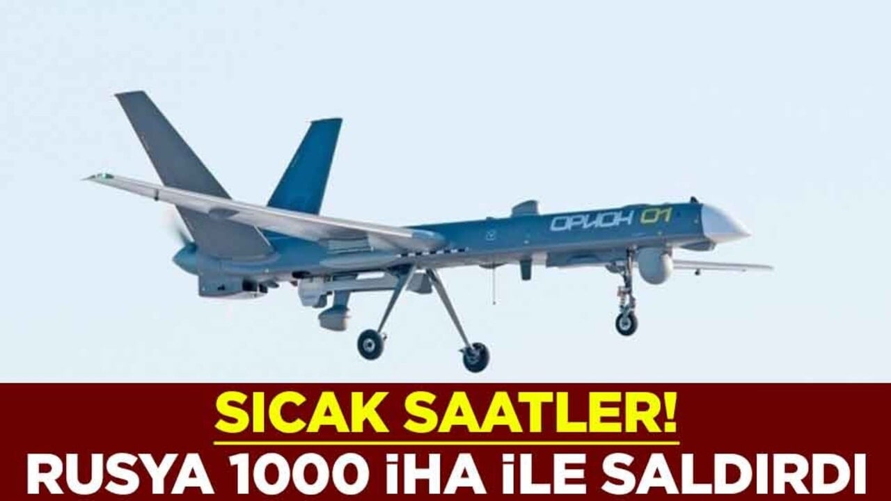 Sıcak saatler! Rusya 1000 İHA ile saldırdı