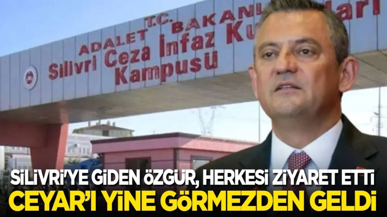 Silivri'ye giden Özgür Özel herkesi ziyaret etti: Ceyar'ı yine görmezden geldi!