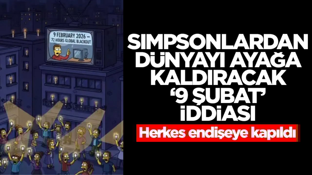 Simpsonlardan dünyayı ayağa kaldıracak 9 Şubat iddiası! Herkes endişeye kapıldı