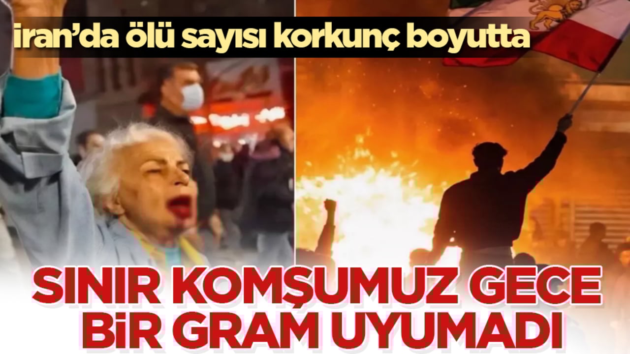 Sınır komşumuz gece bir gram uyumadı! İran’da ölü sayısı korkunç boyutta