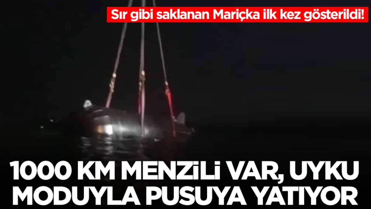 Sır gibi saklanan Mariçka ilk kez gösterildi: 1000 km menzili var, uyku moduyla pusuya yatıyor