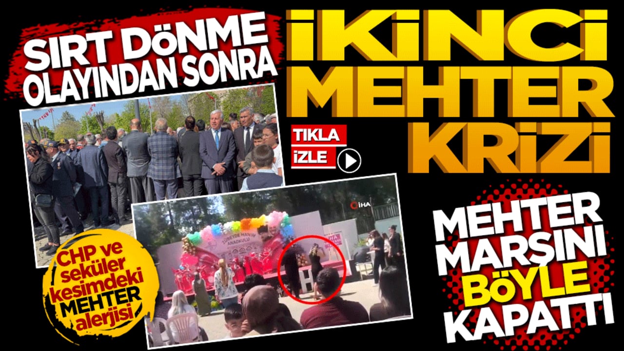 Sırt dönme eyleminden sonra ikinci mehter krizi! Mehter marşını böyle kapattı
