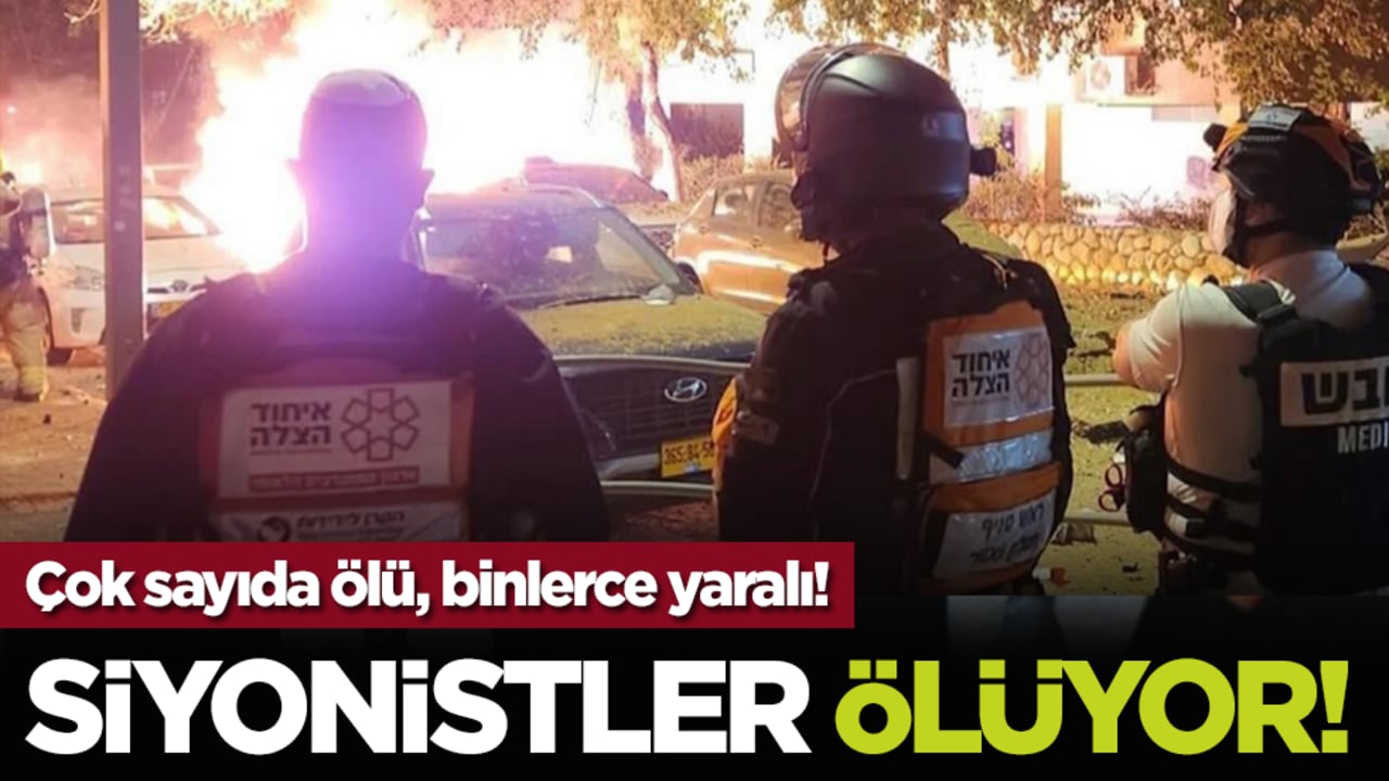 Siyonistler ölüyor! Çok sayıda ölü, binlerce yaralı!