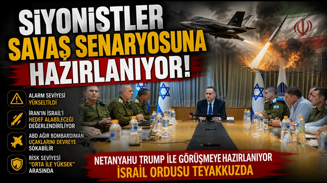 Siyonistler savaş senaryosuna hazırlanıyor: Tel Aviv'de alarm seviyesi yükseltildi