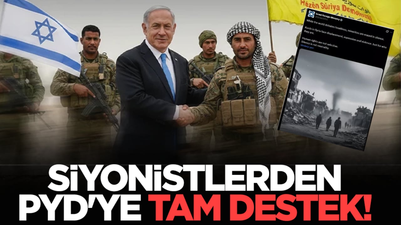 Siyonistlerden PYD'ye tam destek!
