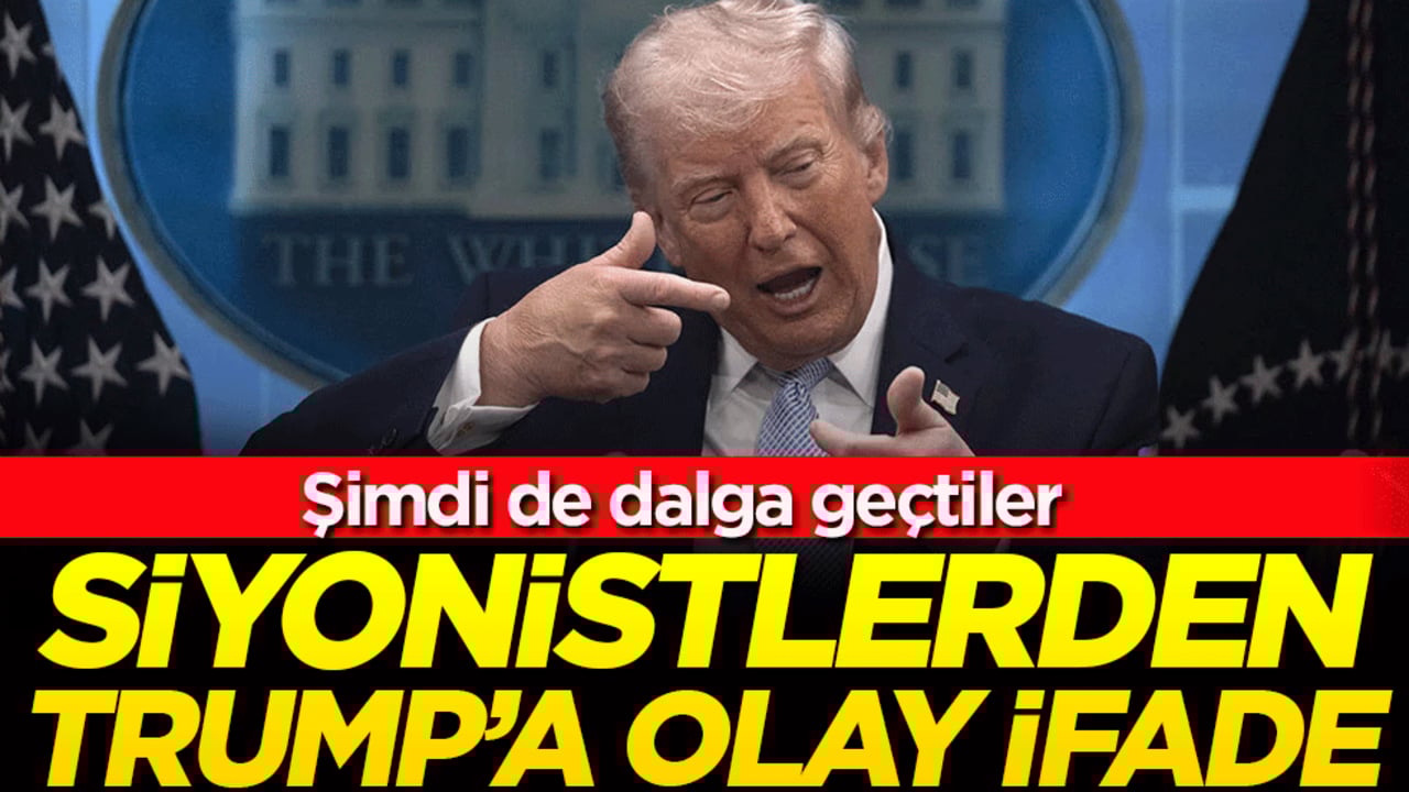 Siyonistlerden Trump'a olay ifade! Şimdi de dalga geçtiler!