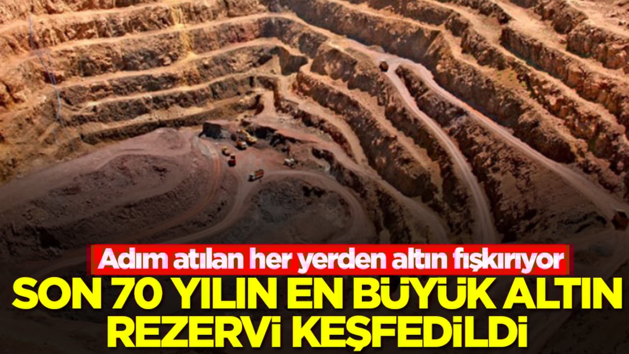 Son 70 yılın en büyük altın rezervi keşfedildi: Adım atılan her yerden altın fışkırıyor