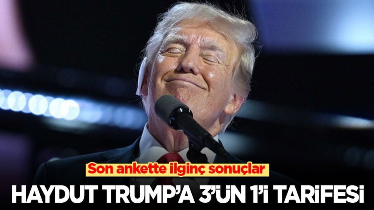 Son ankette ilginç sonuçlar: Haydut Trump'a 3'ün 1’i tarifesi!