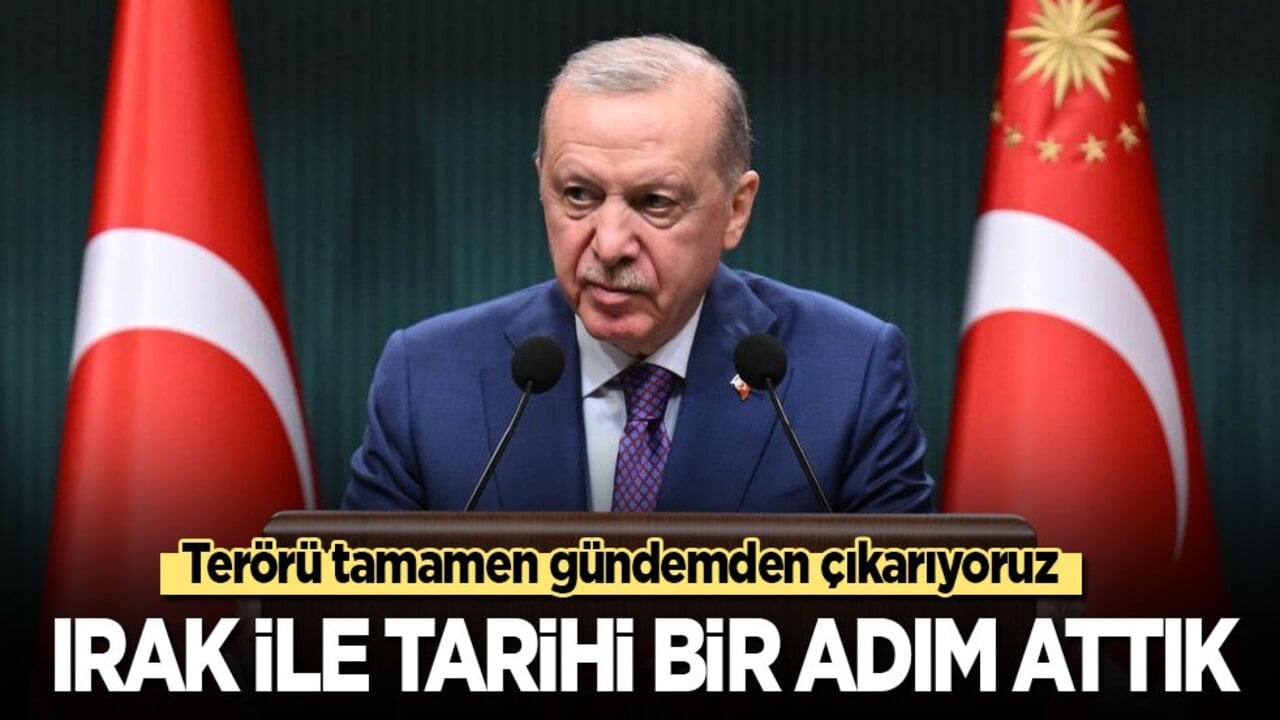 Türkiye ile Irak arasında stratejik anlaşmalar imzalandı! Cumhurbaşkanı Erdoğan: Irak ile tarihi bir adım attık!