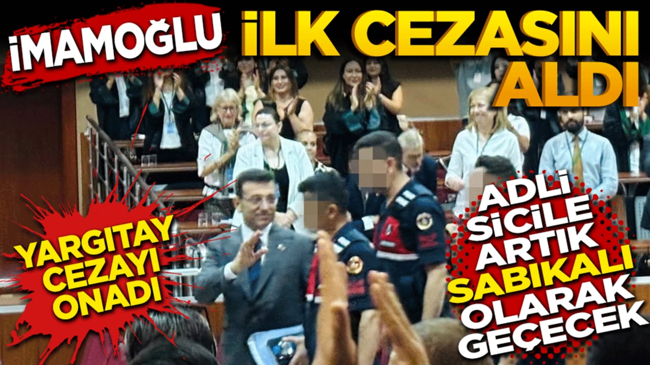 Son dakika: Ekrem İmamoğlu o davadan ceza aldı