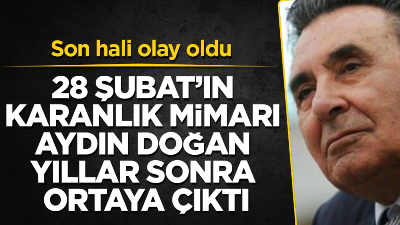 Son hali olay oldu! 28 Şubat’ın karanlık mimarı Aydın Doğan yıllar sonra ortaya çıktı