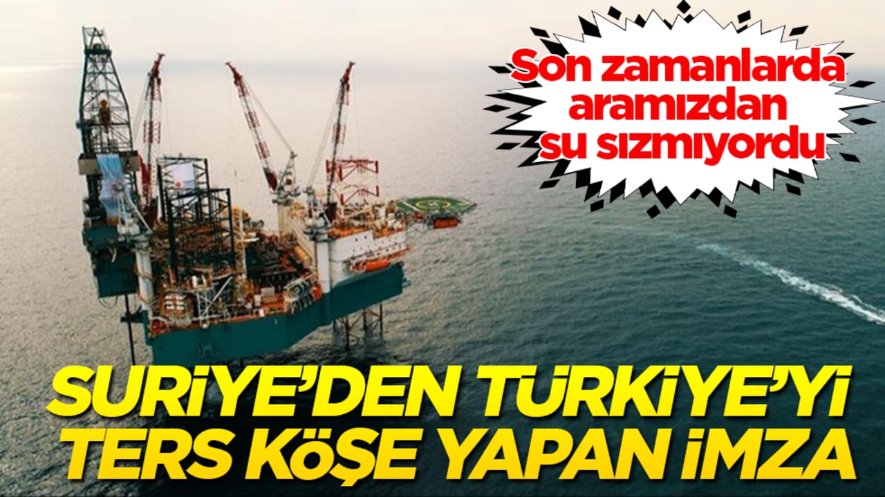 Son zamanlarda aramızdan su sızmıyordu! Suriye’den Türkiye’yi ters köşe yapan imza
