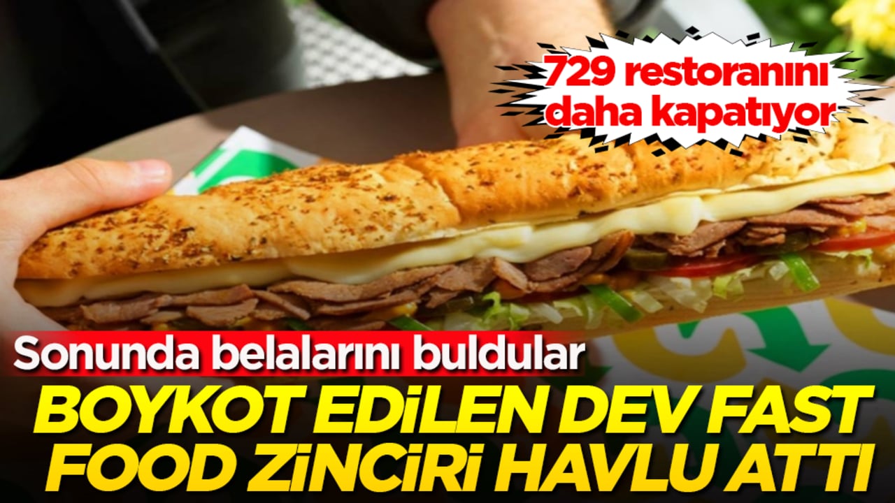 Sonunda belalarını buldular! Boykot edilen dev fast food zinciri havlu attı: 729 restoranını daha kapatıyor