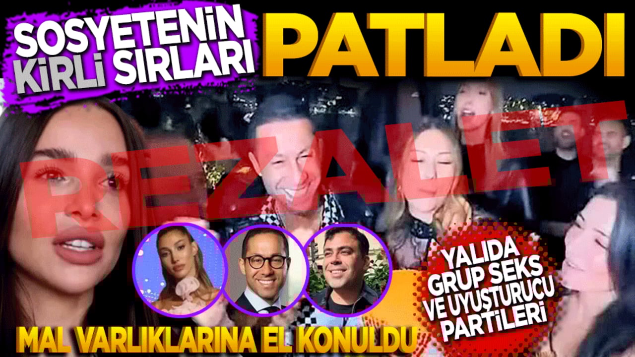 Sosyetenin kirli sırları patladı! Yalıda Grup seks ve uyuşturucu partileri