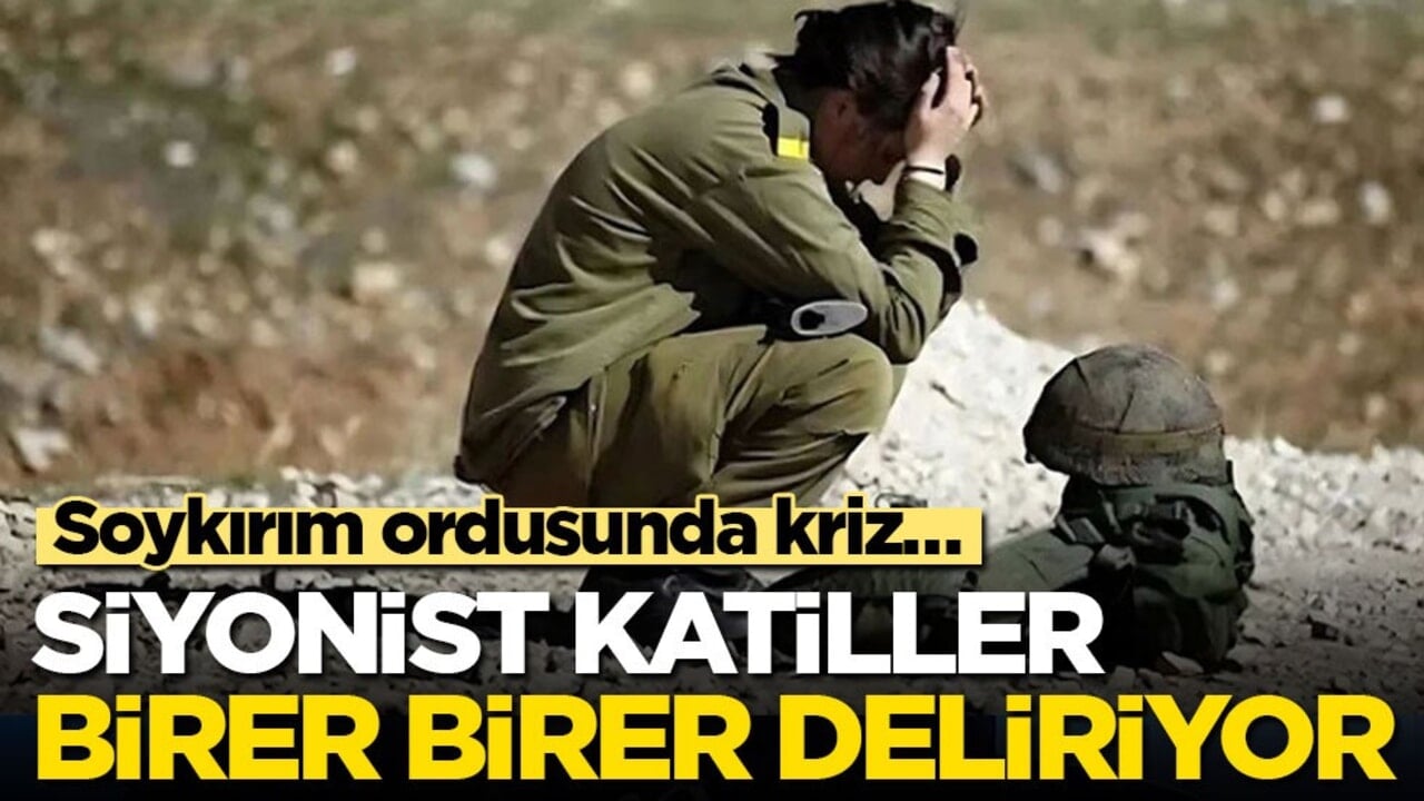 Soykırım ordusunda kriz… Siyonist katiller birer birer deliriyor