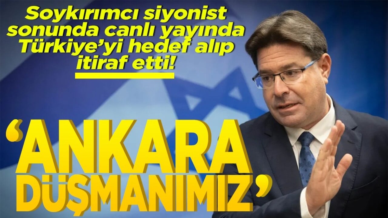 Soykırımcı siyonist sonunda canlı yayında Türkiye’yi hedef alıp itiraf etti! Ankara düşmanımız