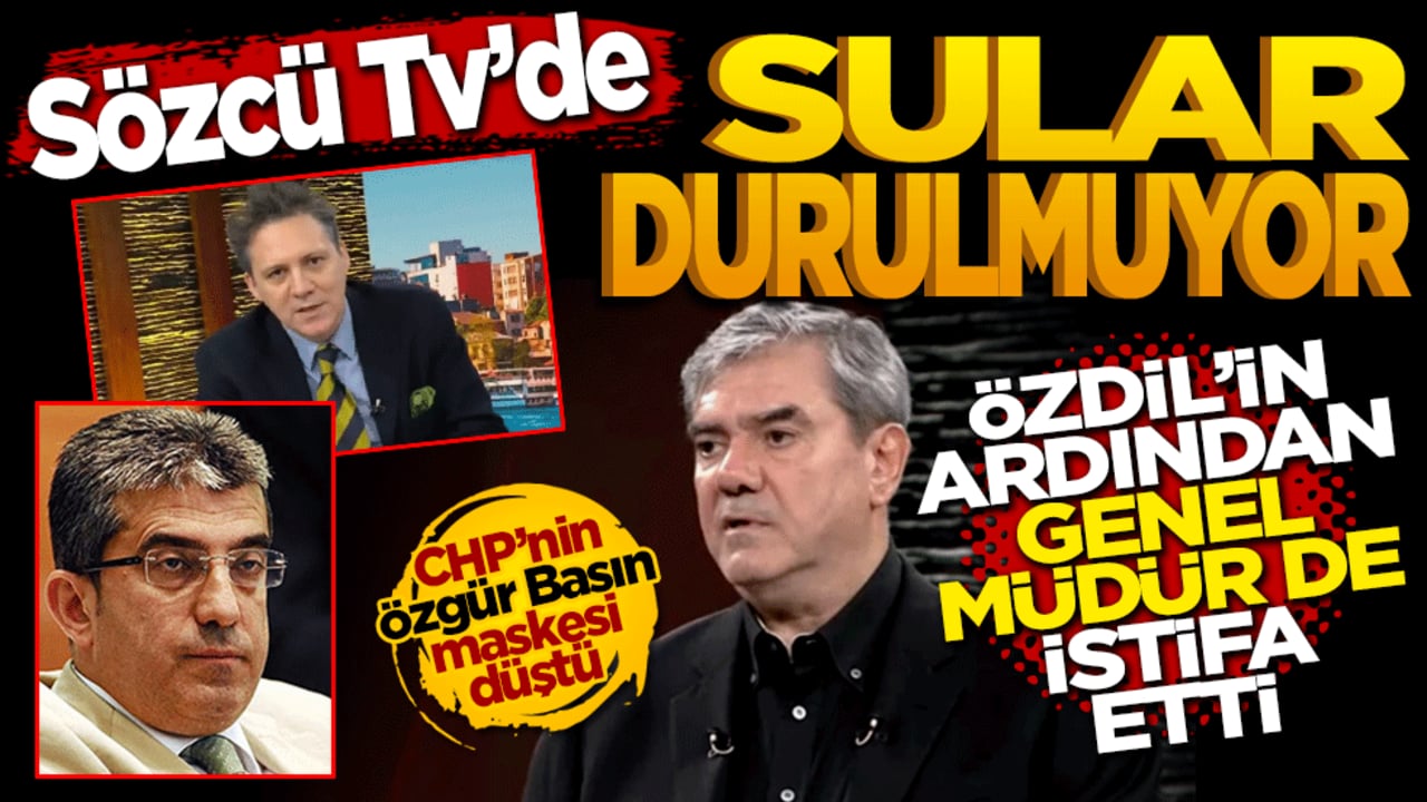 Sözcü TV'de sular durulmuyor: Yılmaz Özdil'in ardından Genel Müdür Güney Öztürk de istifa etti