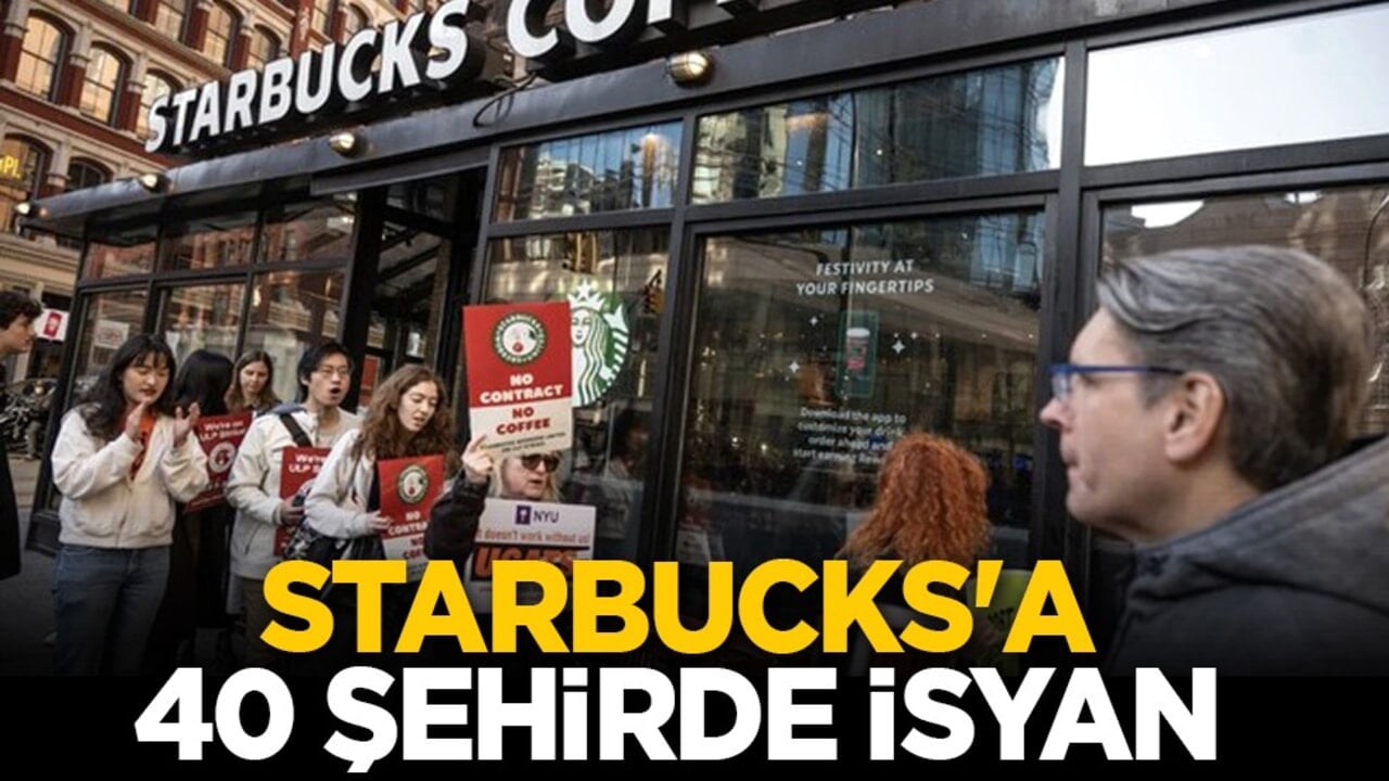 Starbucks'a 40 şehirde isyan