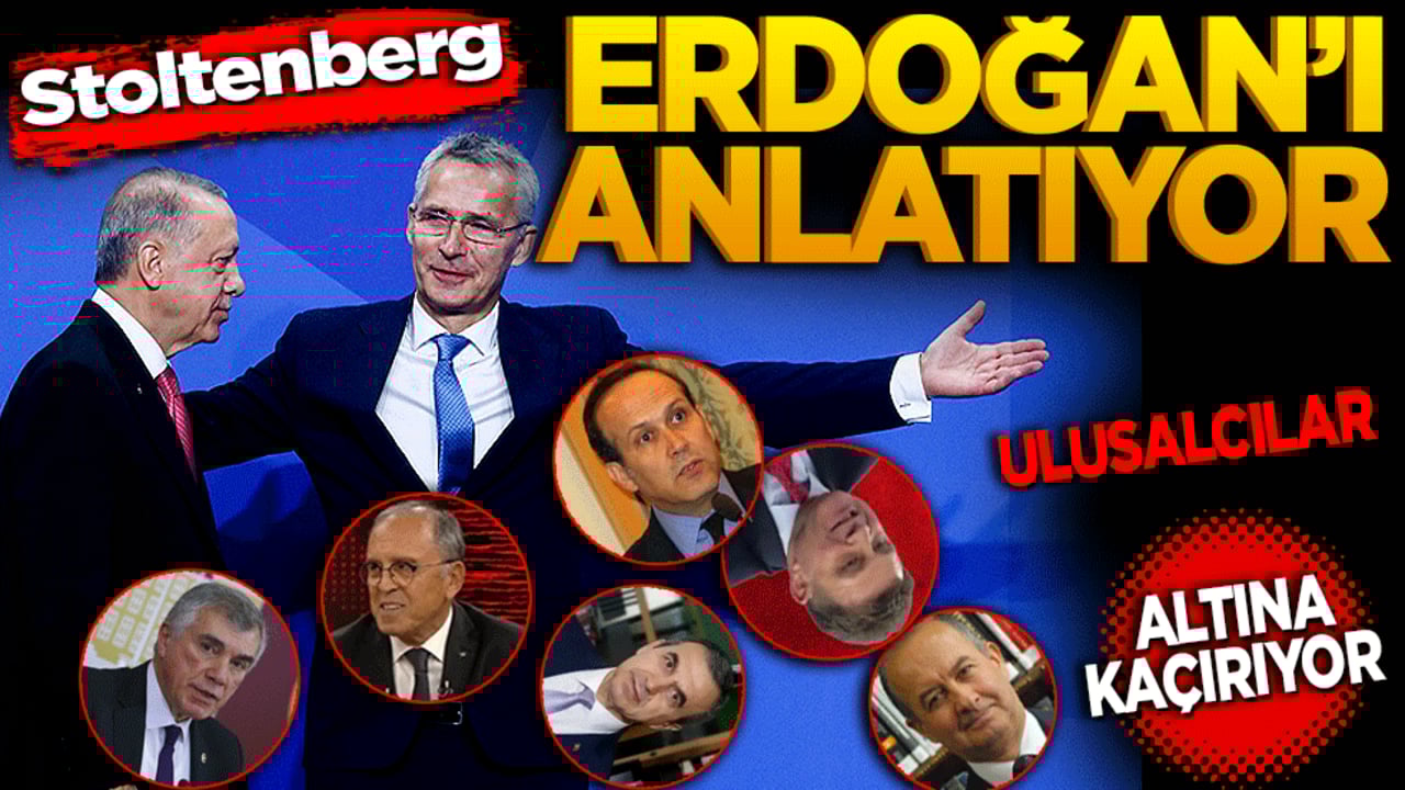 Stoltenberg Erdoğan’ı anlatıyor, ulusalcılar altına kaçırıyor