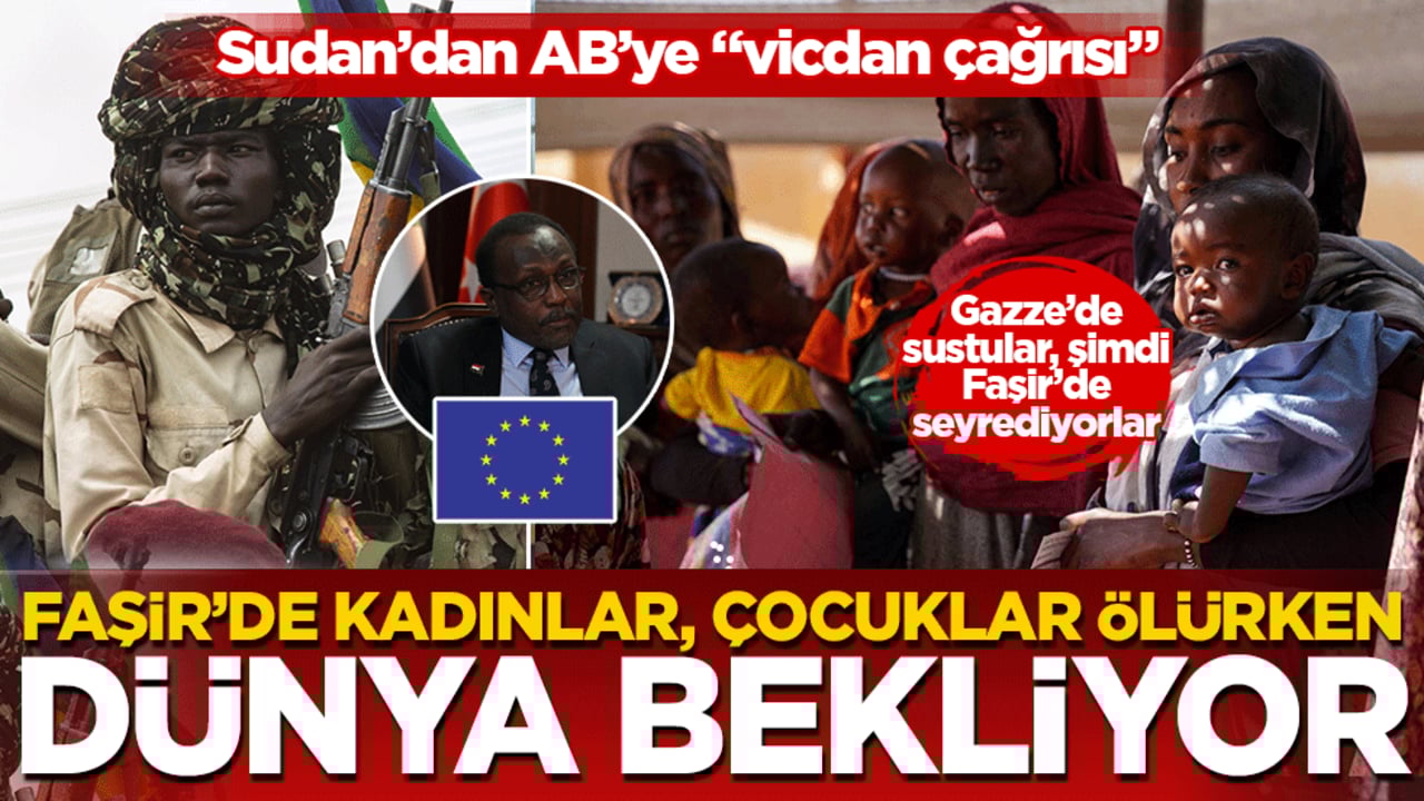 Sudanlı Büyükelçi Kabeir’den AB’ye tepki: Gazze’de sustular, şimdi Faşir’de seyrediyorlar