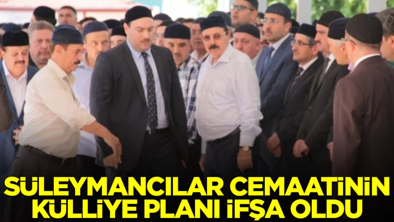 Süleymancılar cemaatinin külliye planı ifşa oldu 